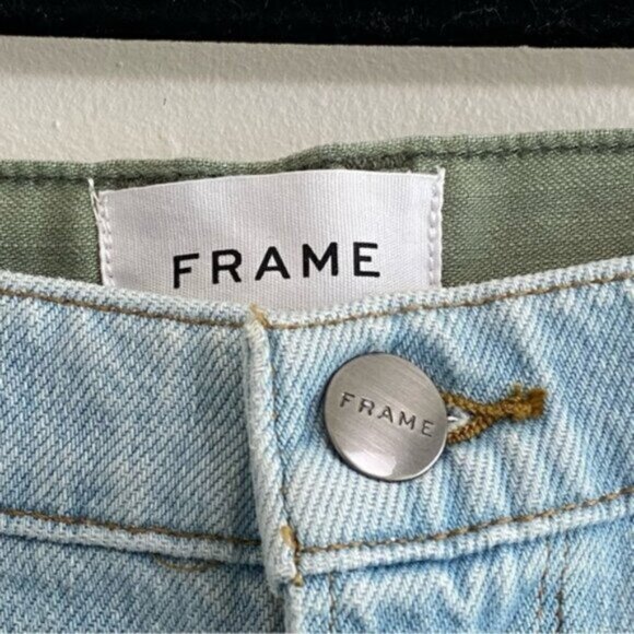 FRAME Denim Le Beau Boyfriend Jeans 27 Canteburry Wash 100% Cotton Pants $275 - Picture 5 of 12